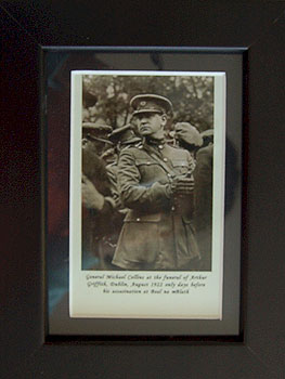 Irish Rebel Patriot Michael Collins Irish Rebel Patriot Michael Collins
(Framed Miniature Picture)