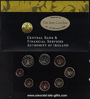 2005 Ireland Coin Fair Euro Blister Pack 2005 Ireland Coin Fair Euro Blister Pack
(Blister Pack (Central Bank))