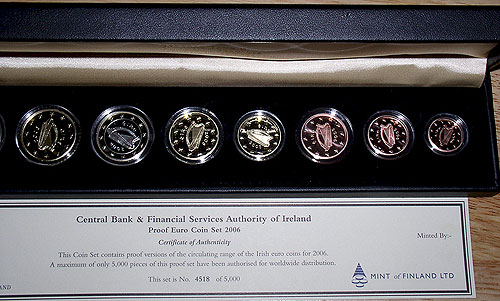 Ireland Central Bank 2006 First Euro Proof Set Ireland Central Bank 2006 First Euro Proof Set
(First Euro Proof Set)