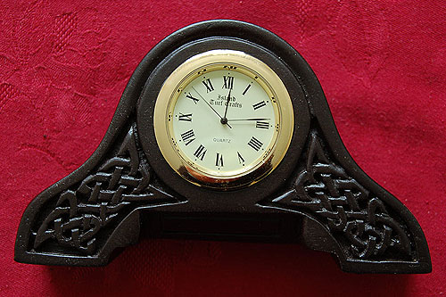 Turf Tara Celtic Clock Turf Tara Celtic Clock
(Handcrafted in Ireland)