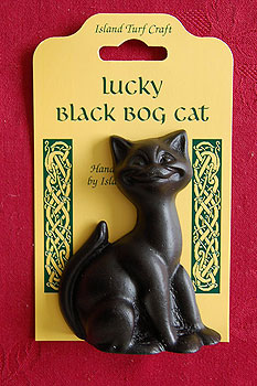 Irish Lucky Black Cat Irish Lucky Black Cat
(Handcrafted from Bog Oak)