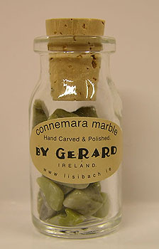 Miniature Corked Bottle of Connemara Miniature Corked Bottle of Connemara
(Ffor Good Luck)