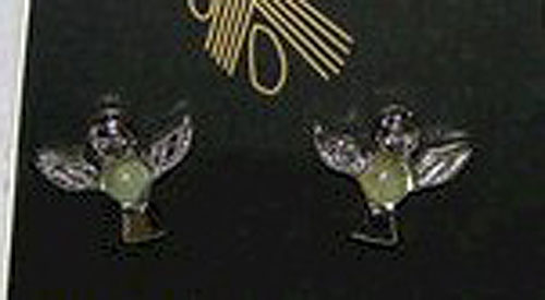 Best Friends Guardian Angel Pin Set Best Friends Guardian Angel Pin Set
(Irish Connemara Marble)