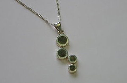 Celtic Pendant Bubbles Design Celtic Pendant Bubbles Design
(Irish Connemara Marble)
