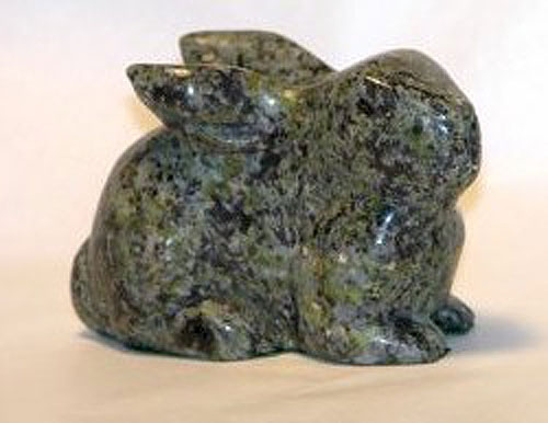 Hand Carved Rabbit Hand Carved Rabbit
(Connemara Marble Gemstone)