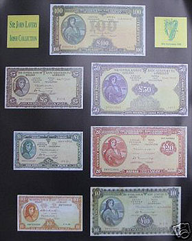Poster of Lavery Irish Bank Notes