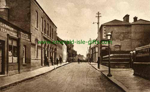 Ballinrobe - Mayo - Market St Vntage Photo Image