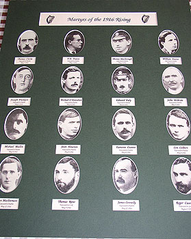 Portraits of the sixteen executed leaders of the easter rising 1916 Portraits of the sixteen executed leaders of the easter rising 1916