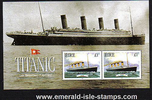 Ireland 1999 Titanic Min Sheet Mnh Ireland 1999 Titanic Min Sheet Mnh