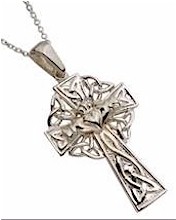 Silver Celtic Knot Irish Cross & Chain Silver Celtic Knot Irish Cross & Chain
(Sterling Silver)