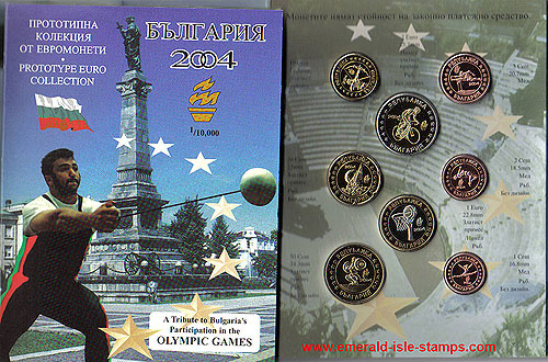 Bulgaria Euro Pattern Set Bulgaria Euro Pattern Set
(Year of Issue - 2004)
