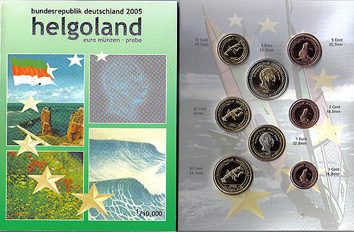Helgoland Euro Pattern Set Helgoland Euro Pattern Set
(Year of Issue - 2004)