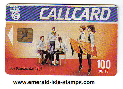 Irish Phonecard Irish Dancing