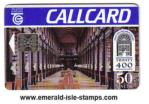 Irish Phonecard - Trinity College Library
