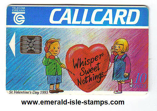 Irish Phonecard - Valentines Day
