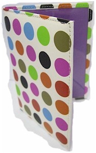Funky Dot Matrix Leather Passport Holder Funky Dot Matrix Leather Passport Holder
(Wallet)
