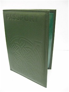 Irish Celtic Passport Wallet Holder Irish Celtic Passport Wallet Holder
(Celtic Knotwork)
