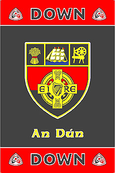 Down GAA County Crest Down GAA County Crest
(Irish County Rug)
