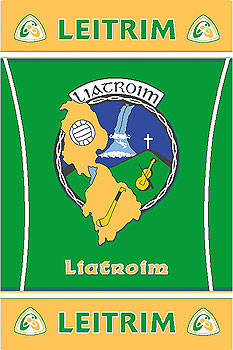 Leitrim GAA County Crest - Irish County Rug Leitrim GAA County Crest - Irish County Rug