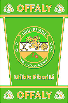 Offaly GAA County Crest - Irish County Rug Offaly GAA County Crest - Irish County Rug