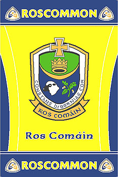 Roscommon GAA County Crest - Irish County Rug Roscommon GAA County Crest - Irish County Rug