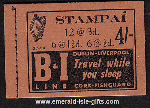 Sb10 (sg) 1954 4/ Booklet Edition 37-54 Buff Cover Sb10 (sg) 1954 4/ Booklet Edition 37-54 Buff Cover