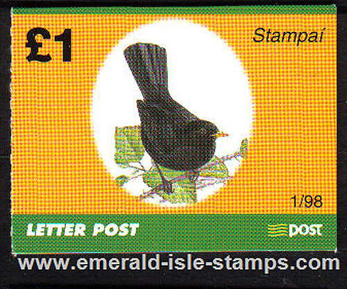 Sb64 (sg) 1998 ?.00 Blackbird Booklet Sb64 (sg) 1998 ?.00 Blackbird Booklet