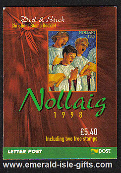 Sb68 (sg) 1998 Christmas ?.40 Booklet Sb68 (sg) 1998 Christmas ?.40 Booklet