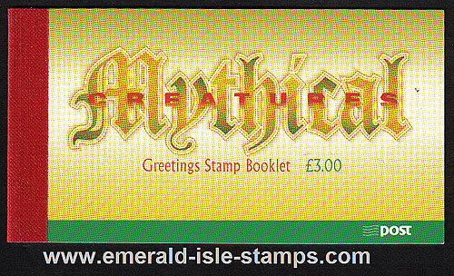 Sb79 (sg) 2000 Greetings Bklt Mythical Creatures ?.40 Sb79 (sg) 2000 Greetings Bklt Mythical Creatures ?.40