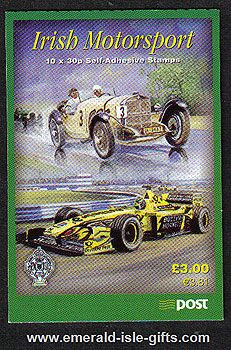 Sb88 (sg) 2001 Irish Motor Sport 3.00 euro Booklet