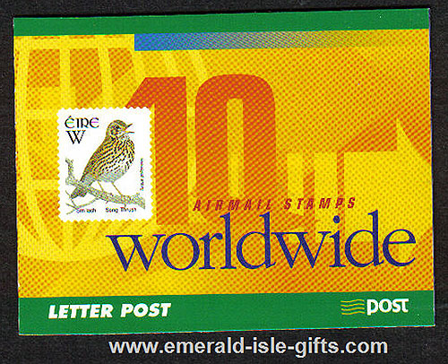 Sb92 (sg) 2001 Birds ?.50 Booklet Worldwide Mail Sb92 (sg) 2001 Birds ?.50 Booklet Worldwide Mail