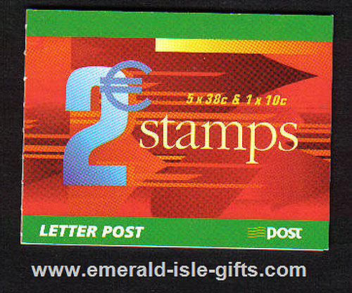 Sb95 (sg) 2002 Birds 2.00 euro Booklet 5 X 38c, 1 X 10c Sb95 (sg) 2002 Birds 2.00 euro Booklet 5 X 38c, 1 X 10c