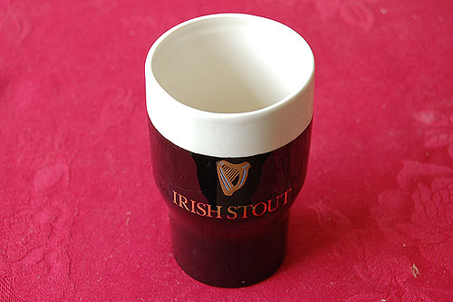 Ceramic Irish Pint Glass Ceramic Irish Pint Glass
(Miniature)