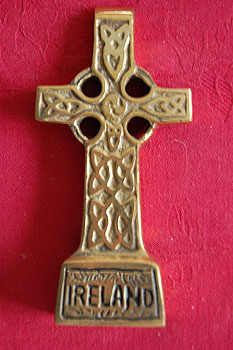 Brass Irish Celtic Cross Plain Brass Irish Celtic Cross Plain
(Freestanding)