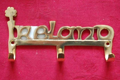 Ireland Brass Key Rack Ireland Brass Key Rack