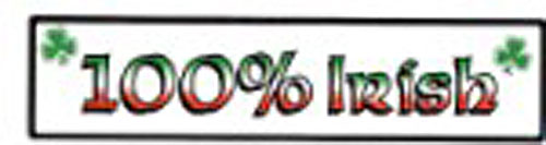 100% Irish Fun Decal 100% Irish Fun Decal
(Sticker)
