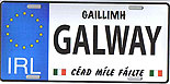 Kerry Cead M�le F�ilte
(Irish Metal License Plate)