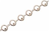Sterling Silver Claddagh Love Bracelet