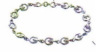 Silver Irish Claddagh Love Bracelet
(Hallmark silver)