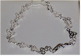 Silver Trinity Knot Irish Celtic Bracelet