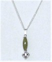 Celtic Lock Connemara Marble Pendant
(600 Million years old marble !!!)