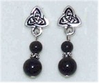 Kilkenny Marble Trinity Knot Celtic Stud Earrings
(350 Million Years old !!!)
