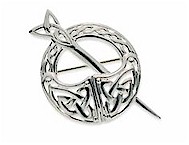 Sterling Silver Tara Irish Celtic Brooch