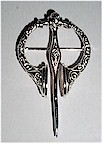 Silver Tara Irish Celtic Brooch