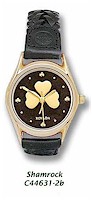 Irish Shamrock Ladies Watch
(Gold Plated Case)