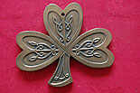 Celtic Shamrock Irish Bronze
(Handcrafted Bronze Plaque)