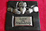 Claddagh Turf Large Plaque
(5000 year old Peat)
