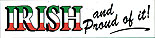 Irish and Proud of It Fun Irish Car Sticker
(Irish Fun Car Sticker)