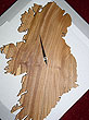 Wooden Ireland Clock - Elm
(Carved from Elm Tree)