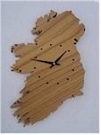 Carved Oak Irish Map Clock
(by Paul McEvoy)